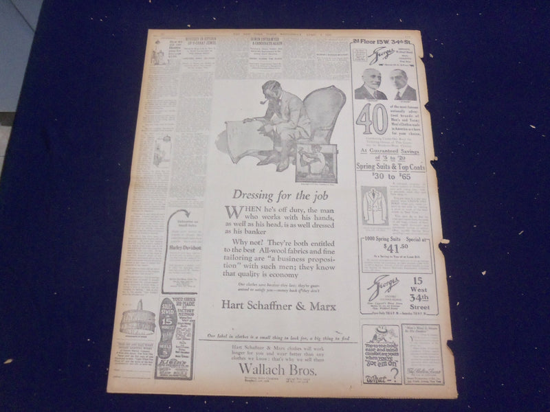 1920 APRIL 7 NEW YORK TIMES - JOHNSON AND HOOVER BEATEN IN THIS STATE - NT 8283