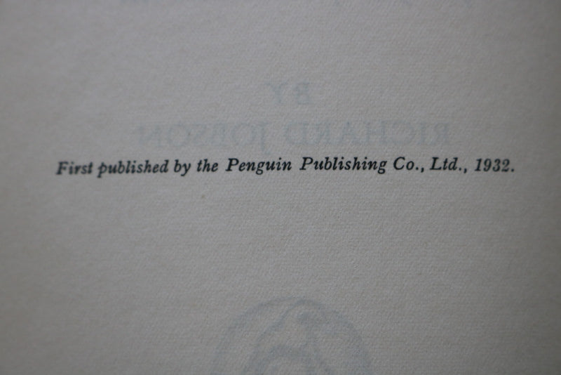 1932 THE GOLDEN TRADE OF RIVER GAMBRA HARDCOVER BOOK BY RICHARD JOBSON - KD 9747