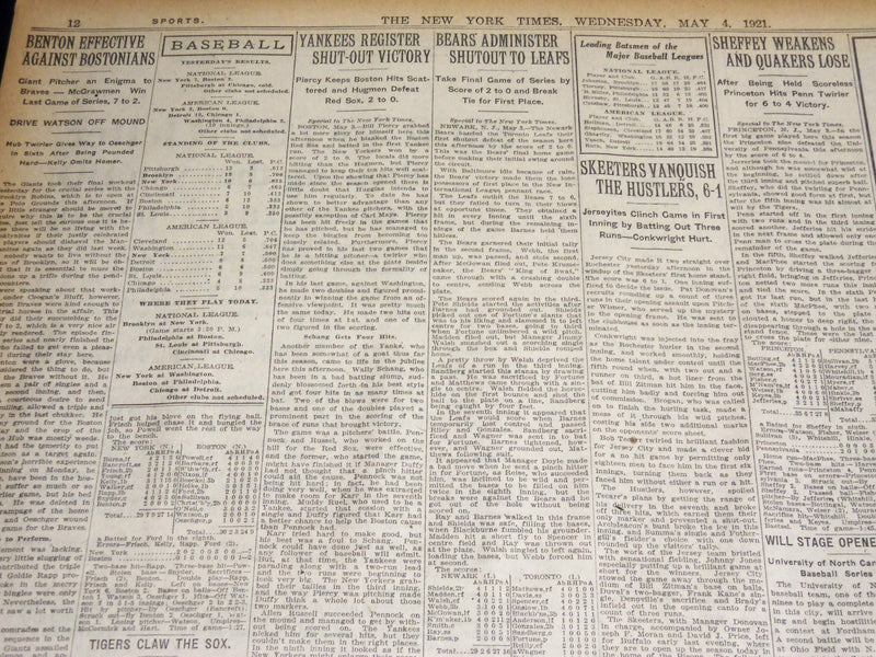1921 MAY 4 NEW YORK TIMES - U. S. STEEL REDUCES WAGES OF 150,000 - NT 7840