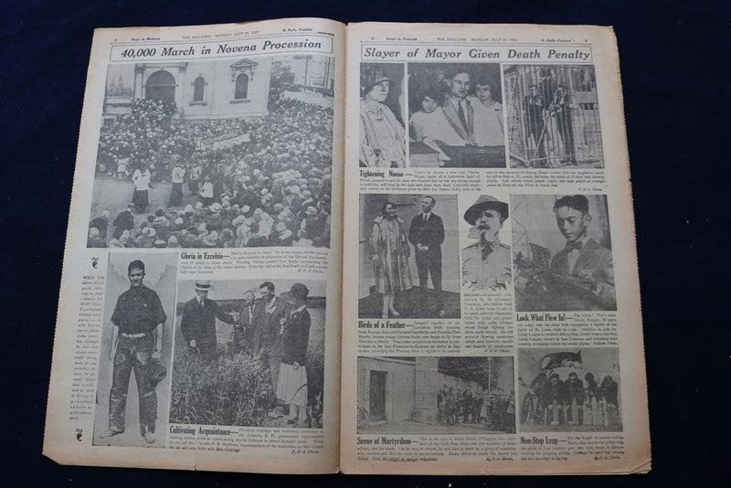 1927 JULY 25 SAN FRANCISCO BULLETIN NEWSPAPER- AIMEE'S MOTHER QUITS LA - NP 8896