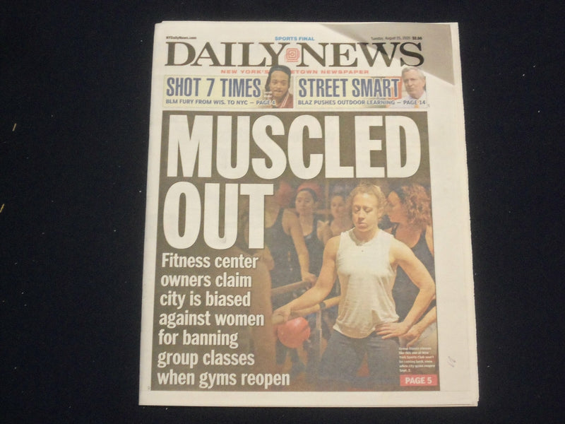 2020 AUGUST 25 NEW YORK DAILY NEWS - FITNESS CENTER OWNERS CLAIM BIAS VS. WOMEN