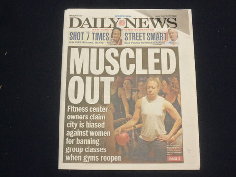 2020 AUGUST 25 NEW YORK DAILY NEWS - FITNESS CENTER OWNERS CLAIM BIAS VS. WOMEN