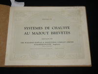 1900'S SYSTEMES DE CHAUFFE AU MAZOUT BREVETES FRENCH CATALOGUE - KD 6431