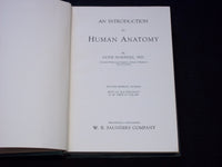 1939 AN INTRUDCTION TO HUMAN ANATOMY HARDCOVER BOOK BY CLYDE MARSHALL - KD 7611