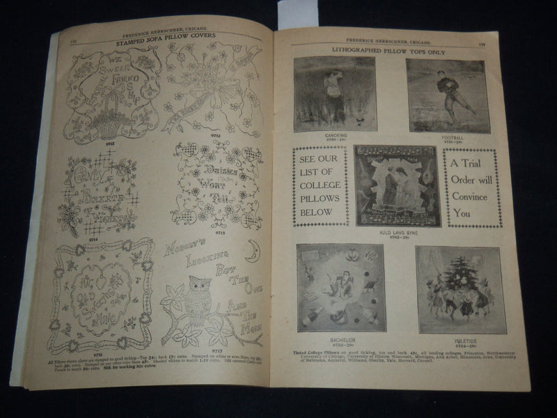 1920'S FREDERICK HERRSCHNER'S SUPPLEMENTARY CATALOG - CHICAGO - J 9155