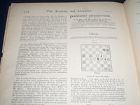 1904 THE ACADEMY WEEKLY REVIEW OF LITERATURE LOT OF 22 ISSUES - LONDON - O 2230