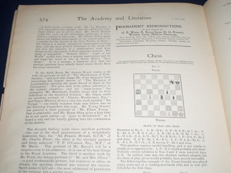 1904 THE ACADEMY WEEKLY REVIEW OF LITERATURE LOT OF 22 ISSUES - LONDON - O 2230