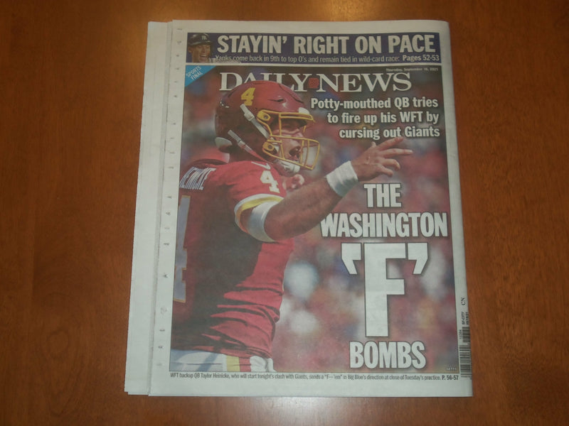 2021 SEPTEMBER 16 NEW YORK DAILY NEWS NEWSPAPER - BRIAN LAUNDRIE GABBY PETITO