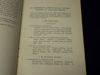 1913 SOCIAL RESEARCH COUNCIL OF BOSTON BULLETIN NO. 2 - HARVARD UNIV. - J 4546
