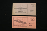 1940'S SIDNEY LUST'S MILO THEATRE PROGRAM CARDS - LOT OF 4 - ROCKVILLE - K 2819