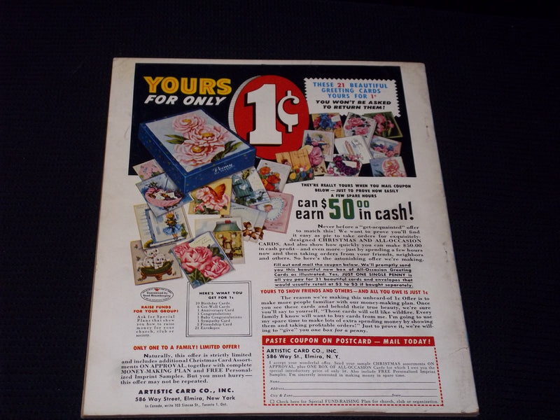 1954 SEPTEMBER SCREEN LIFE MAGAZINE - DEBBIE REYNOLDS FRONT COVER - E 15054