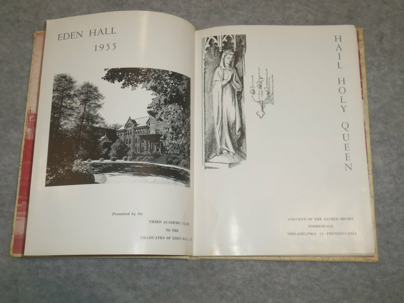 1955 CONVENT OF THE SACRED HEART YEARBOOK - TORRESDALE, PENNSYLVANIA - YB 2075