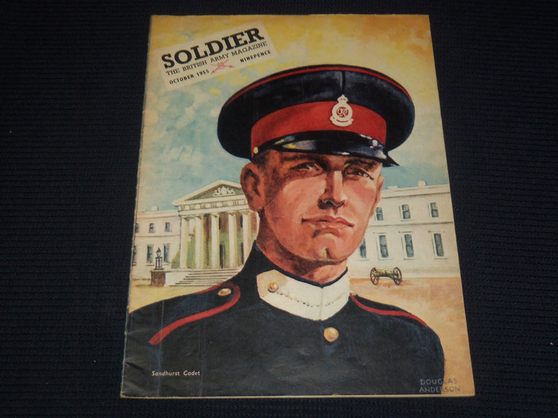1955 OCTOBER SOLDIER BRITISH ARMY MAGAZINE - SANDHURST CADET COVER - E 16112