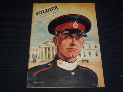 1955 OCTOBER SOLDIER BRITISH ARMY MAGAZINE - SANDHURST CADET COVER - E 16112