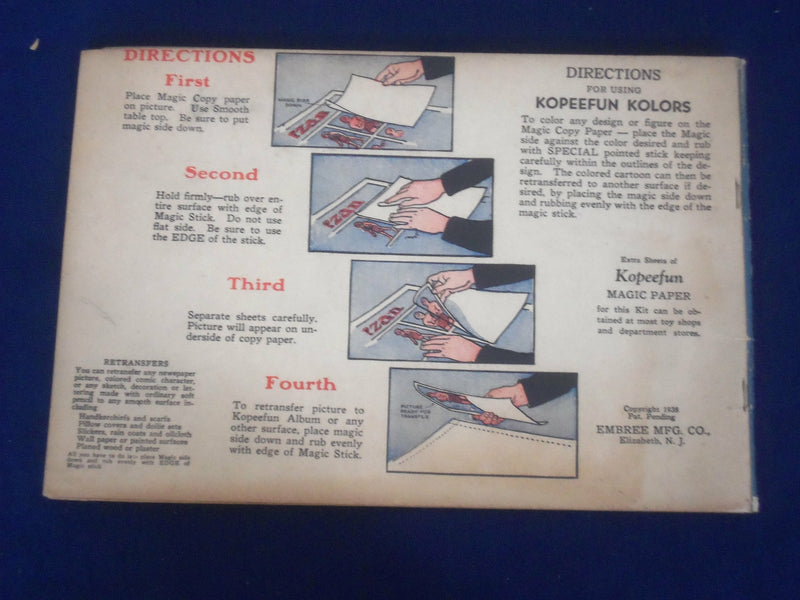 1937 KOPEEFUN KARTOONS - 5000 DIFFERENT COMBINATIONS - J 6462