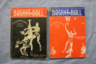 1950-1952 AAU BASKETBALL GUIDES - LOT OF 2 - O 3844