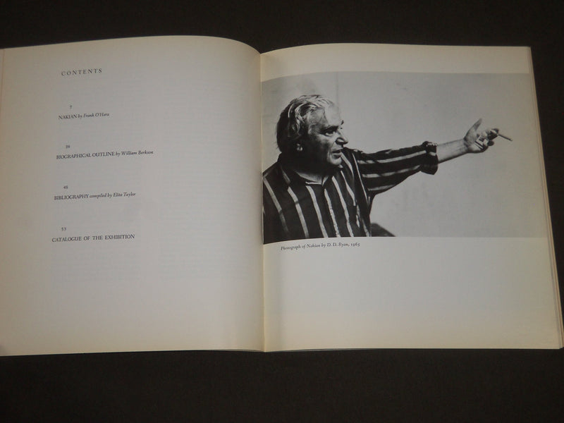 1966 NAKIAN ART EXHIBITION SOFTCOVER BOOK - FRANK O' HARA - J 2270