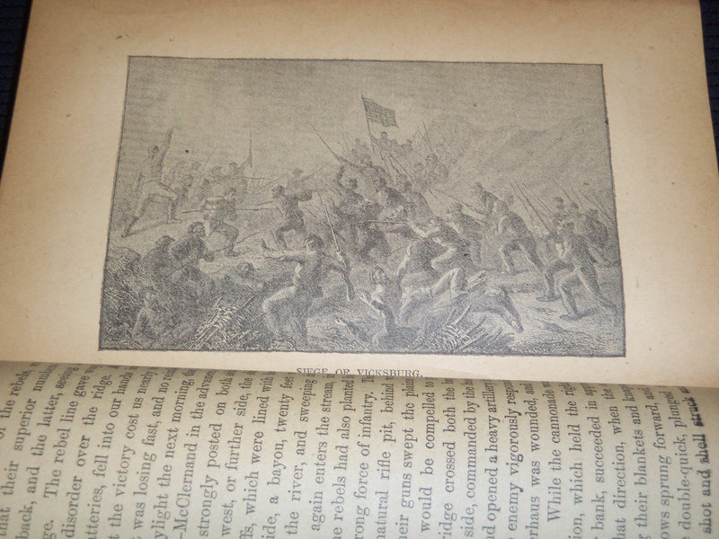 1898 THE GREAT REBELLION VOLUME 1 & 2 BY J. T. HEADLEY - SOFTCOVER - KD 936