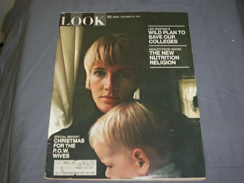 1970 DECEMBER 15 LOOK MAGAZINE - CHRISTMAS FOR THE P.O.W. WIVES - LK 50