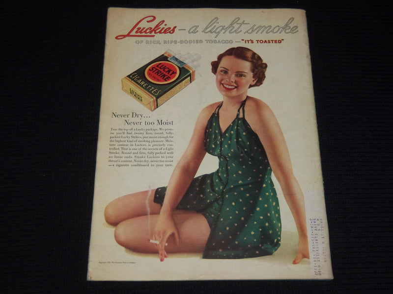 1936 AUGUST 10 TIME MAGAZINE - JOHN DOS PASSOS - T 527