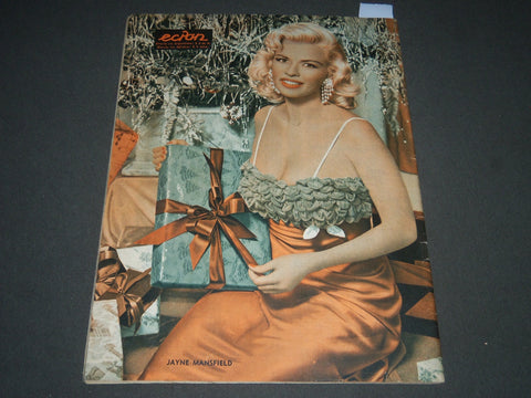 1957 DEC 31 ECRAN MAGAZINE - JAYNE MANSFIELD BACK COVER - NATILIE WOOD - SP 5798