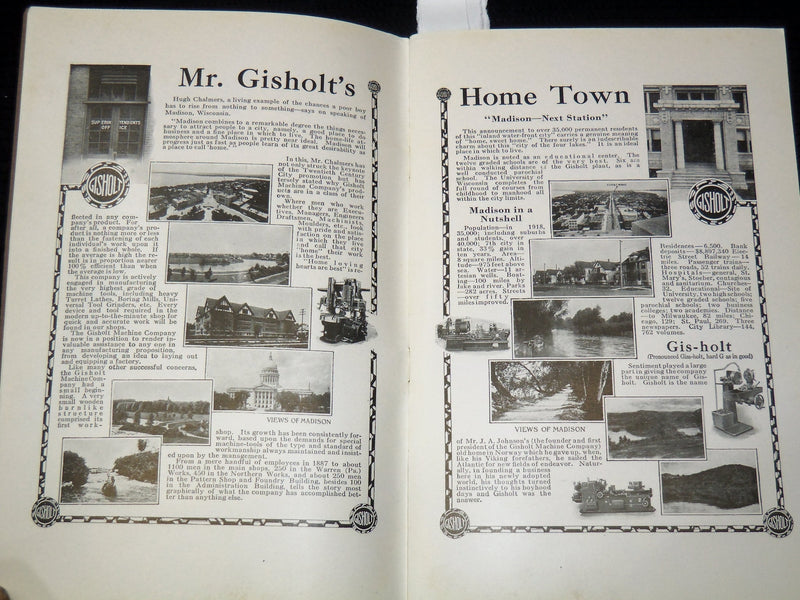 1918 SELF HELPS AND SKETCHING INSTRUCTIONS BOOK - GISHOLT MACHINE CO. - K 2617