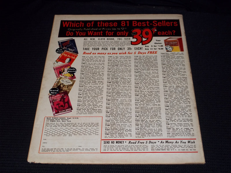 1940 OCTOBER CLICK MAGAZINE - JOSEPHINE JOHNSON FRONT COVER - E 20041