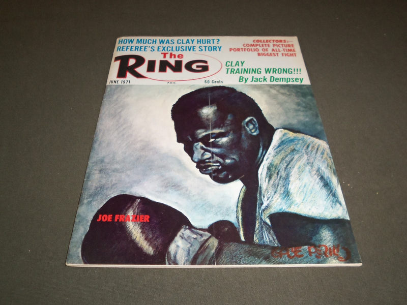 1971 JUNE THE RING MAGAZINE - JOE FRAZIER - SP 5307