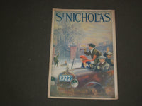 1922 JANUARY ST. NICHOLAS MAGAZINE - ILLUSTRATIONS, STORIES & ADS - B 4620