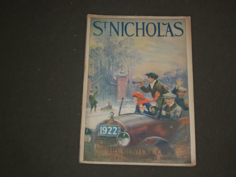 1922 JANUARY ST. NICHOLAS MAGAZINE - ILLUSTRATIONS, STORIES & ADS - B 4620