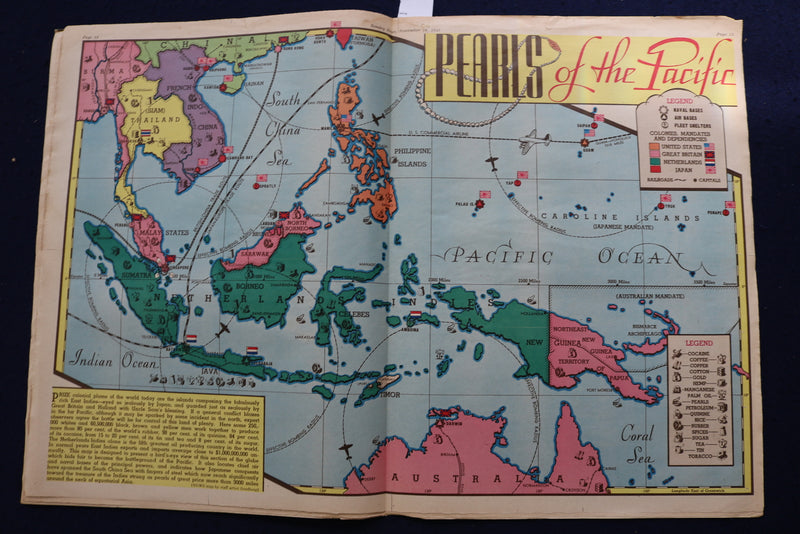 1941 NOV 16 SUNDAY NEWS PICTURE - CARMEN MIRANDA-PEARLS OF THE PACIFIC - E 22729