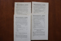 1949-1953 RENAISSANCE NEWS MAGAZINE - DARTMOUTH COLLEGE - LOT OF 18 - O 3914