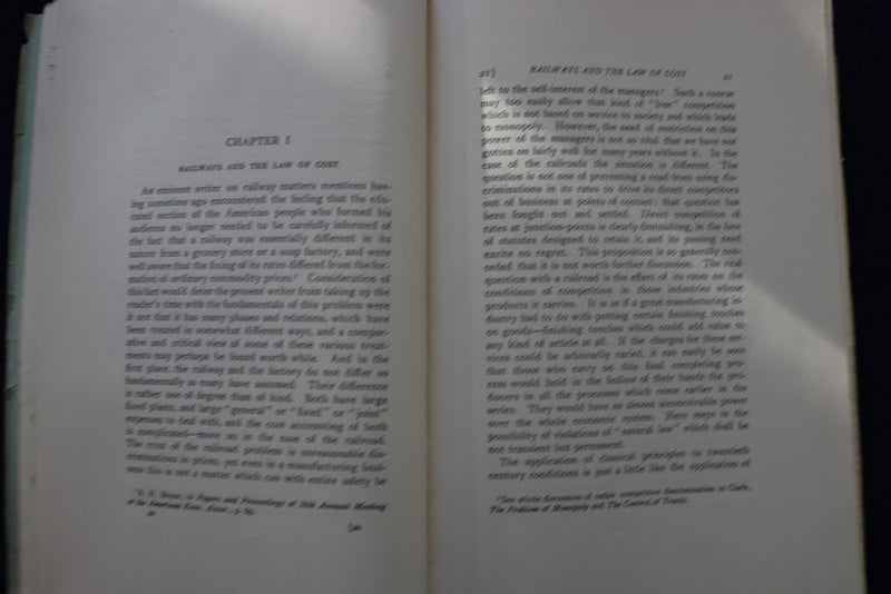 1910 COLUMBIA UNIVERSITY LOCAL FREIGHT DISCRIMINATIONS STANDARDS - K 1436