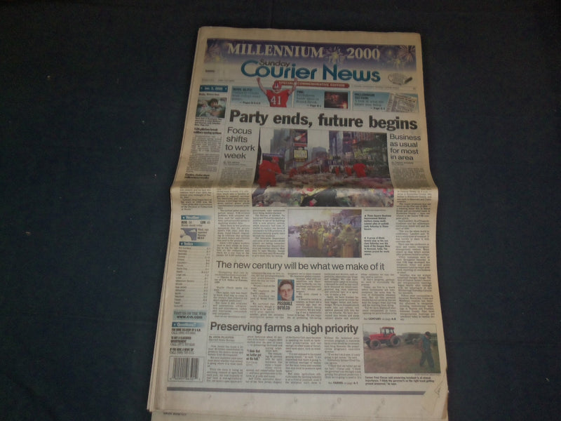 2000 JANUARY 2 SUNDAY COURIER NEWS NEWSPAPER - MILLENNIUM 2000 - NP 3498