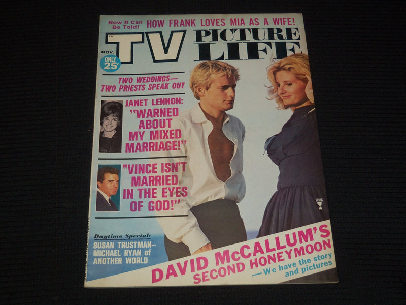 1965 NOVEMBER TV PICTURE LIFE MAGAZINE - DAVID MCCALLUM COVER - E 16207