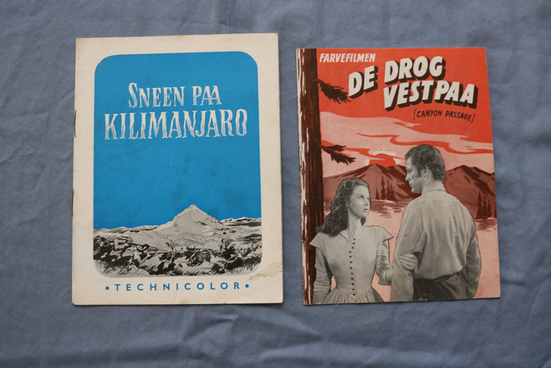 1950'S SUSAN HAYWARD MOVIE PROMO BOOKS IN DUTCH - LOT OF 10 - K 731