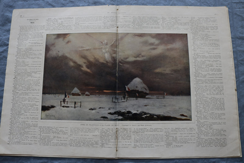1915 DEC 25 LE MONDE ILLUSTRE MAGAZINE-LES PERPLEXITES DE L'HEURE-FRENCH-NP 8437