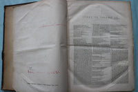 1852 JULY-DECEMBER THE LITERARY WORLD BOUND VOLUME - HAWTHORNE-WEBSTER - KD 9719