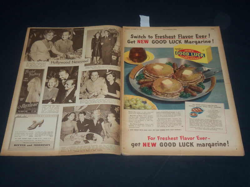 1944 OCTOBER 29 THE PITTSBURGH PRESS SUNDAY ROTO SECTION - PRIZE WINNER- NP 4469