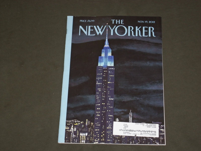 2012 NOVEMBER 19 THE NEW YORKER MAGAZINE - ILLUSTRATED COVER - NY 2237
