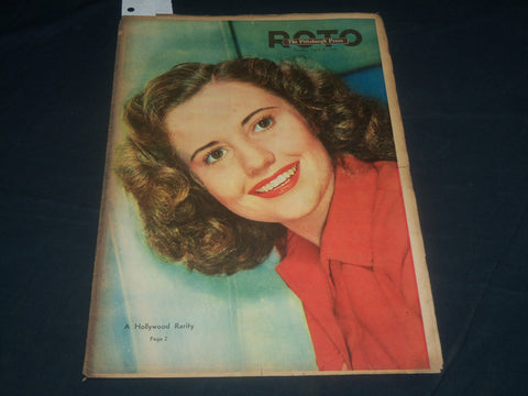 1945 APRIL 8 THE PITTSBURGH PRESS SUNDAY ROTO SECTION - JOYCE REYNOLDS - NP 4461