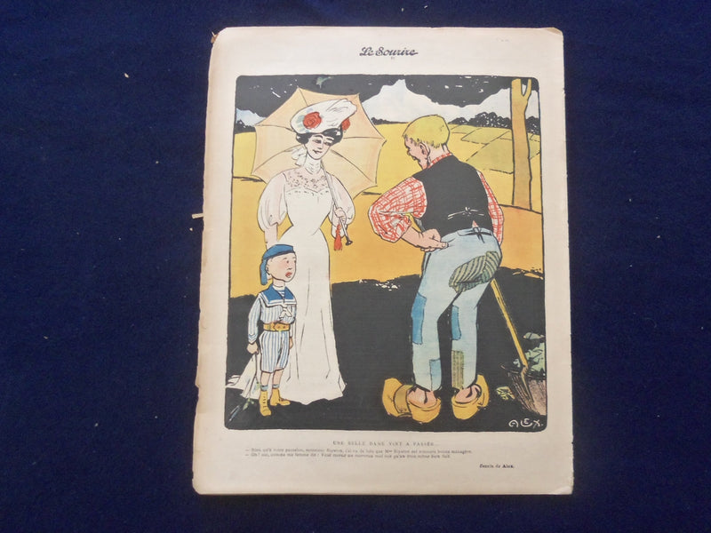 1905 OCT 7 LE SOURIRE MAGAZINE - ILLUSTRATED COMEDY - FRENCH TEXT - SP 4866V