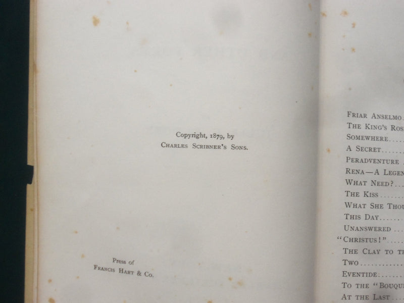 1979 FRIAR ANSELMO AND OTHER POEMS HARDCOVER BOOK BY JULIA D.R. DORR - KD 8480
