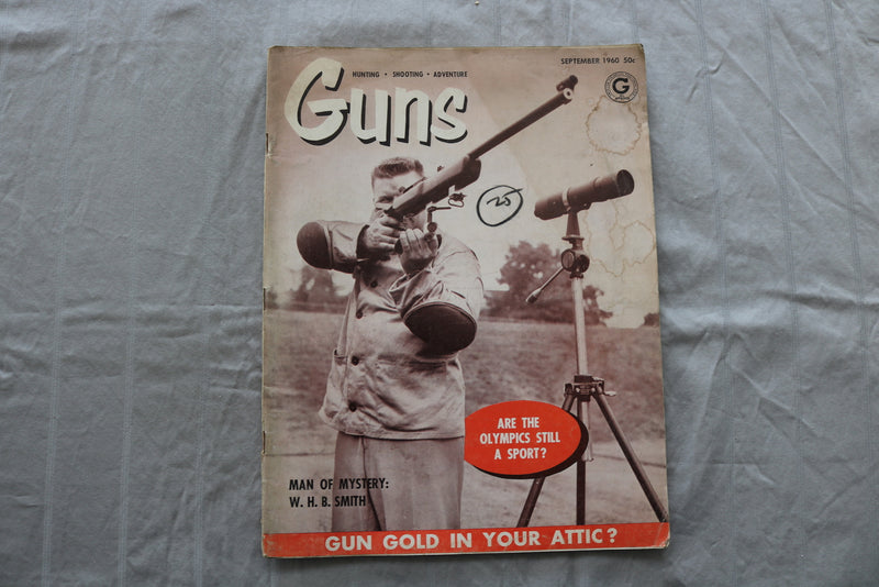 1960 SEPTEMBER GUNS MAGAZINE - GUN GOLD IN YOUR ATTIC? COVER - ST 6505A