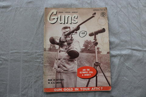 1960 SEPTEMBER GUNS MAGAZINE - GUN GOLD IN YOUR ATTIC? COVER - ST 6505A