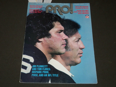 1981 PRO! MAGAZINE PREMIERE ISSUE VOLUME 1 NO. 1 -PLUNKETT-FLORES COVER- II 3073