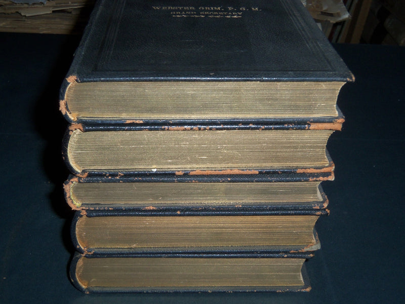 1929-1933 GRAND LODGE OF PENNSYLVANIA PROCEEDINGS BOUND VOLUME LOT OF 5- KD 1113