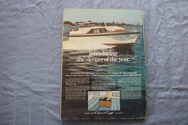 1971 JANUARY YACHTING MAGAZINE - SHOW ISSUE COVER - E 9493
