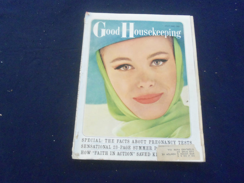 1963 JULY GOOD HOUSEKEEPING MAGAZINE - NICE COVER, ARTICLES & ADS - F 252P