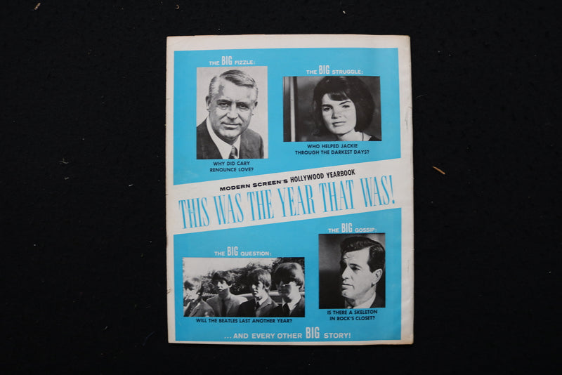 1965 MODERN SCREEN'S HOLLYWOOD YEARBOOK MAGAZINE - LIZ TAYLOR COVER - E 24280